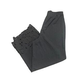 Women Black Palazo Pants Size Large